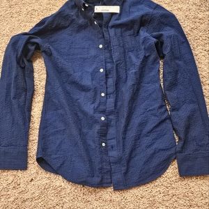 J Crew slim size Small button shirt organic cotton